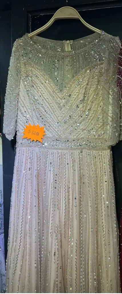 歐式亮片晚禮服