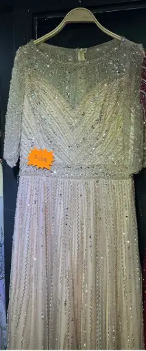 歐式亮片晚禮服